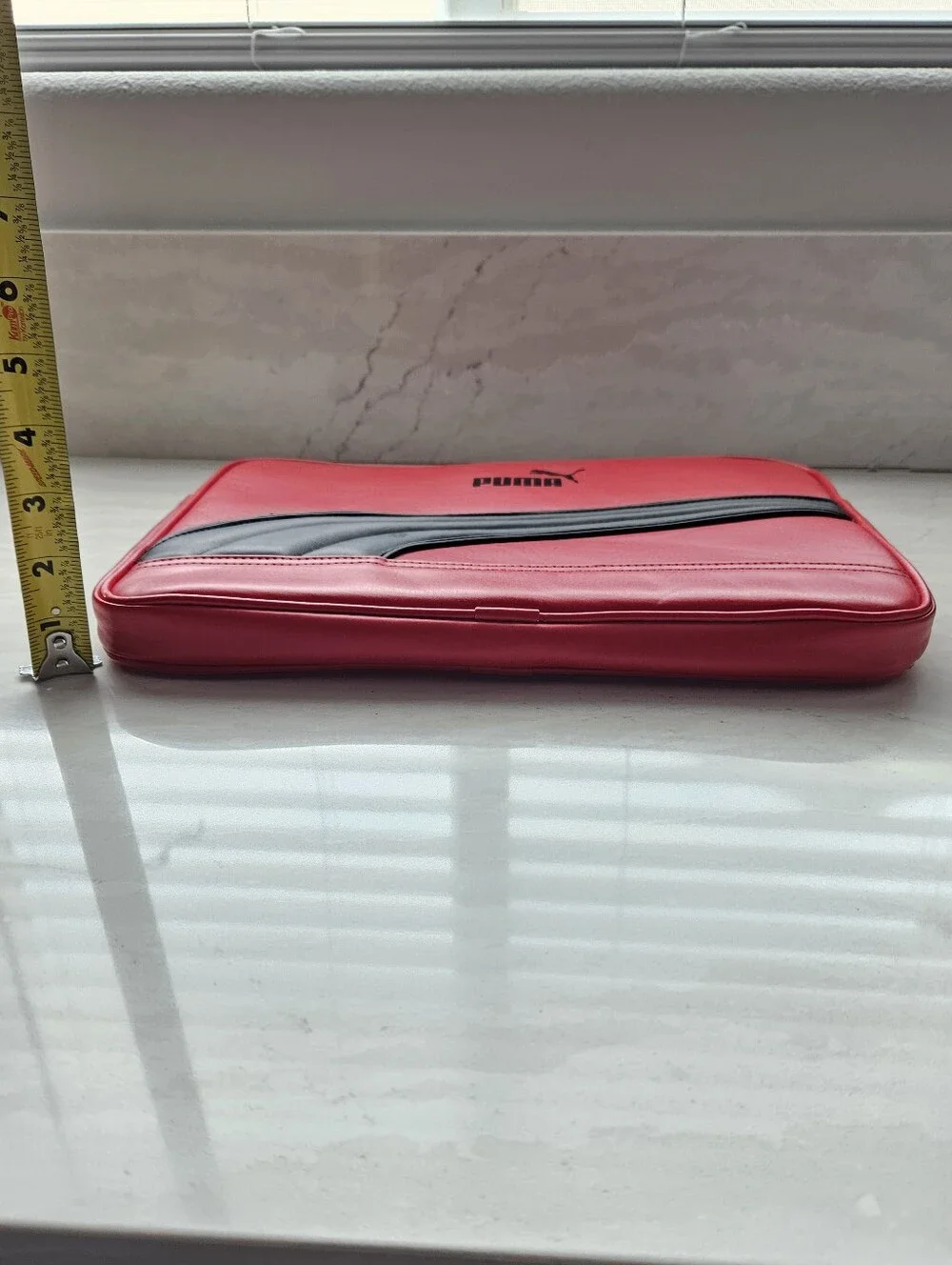 Puma Red and Black Protective Laptop Sleeve
